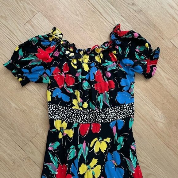 Rixo for Target Floral Long Dress 6 - Picture 2 of 9